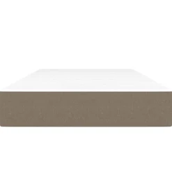Best Pocketveringmatras 90x190x20 cm stof taupe Matrasbeschermer