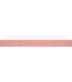 Discount Pocketveringmatras 80x200x20 cm fluweel roze Matrasbeschermer