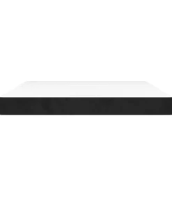 Sale Pocketveringmatras 180x200x20 cm fluweel zwart Matrasbeschermer