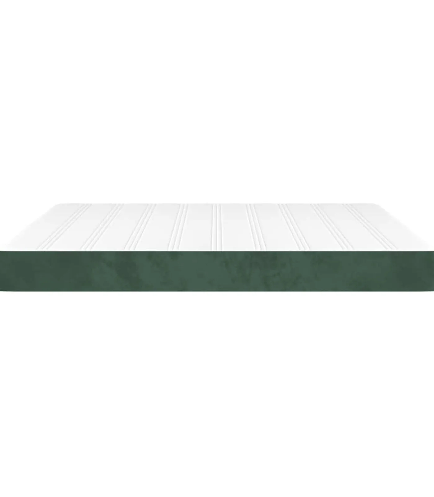 Online Pocketveringmatras 160x210x20 cm fluweel donkergroen Matrasbeschermer
