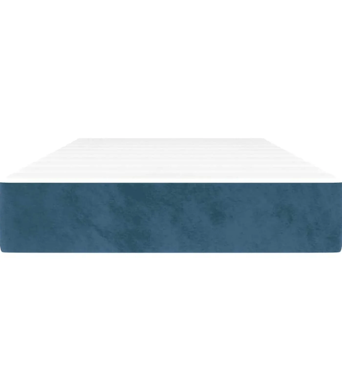 Hot Pocketveringmatras 80x220x20 cm fluweel donkerblauw Matrasbeschermer
