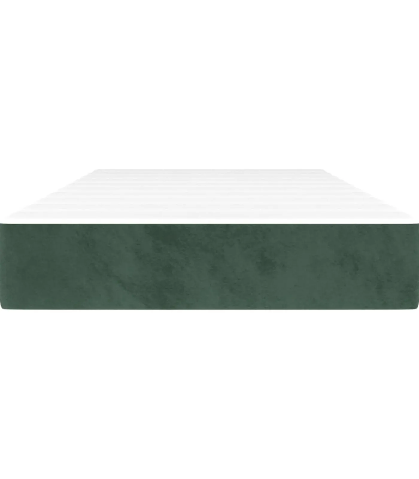 Online Pocketveringmatras 80x200x20 cm fluweel donkergroen Matrasbeschermer