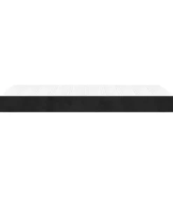 Online Pocketveringmatras 80x210x20 cm fluweel zwart Matrasbeschermer