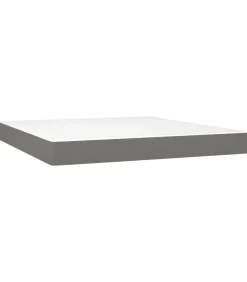 Hot Pocketveringmatras 180x200x20 cm stof donkergrijs Matrasbeschermer