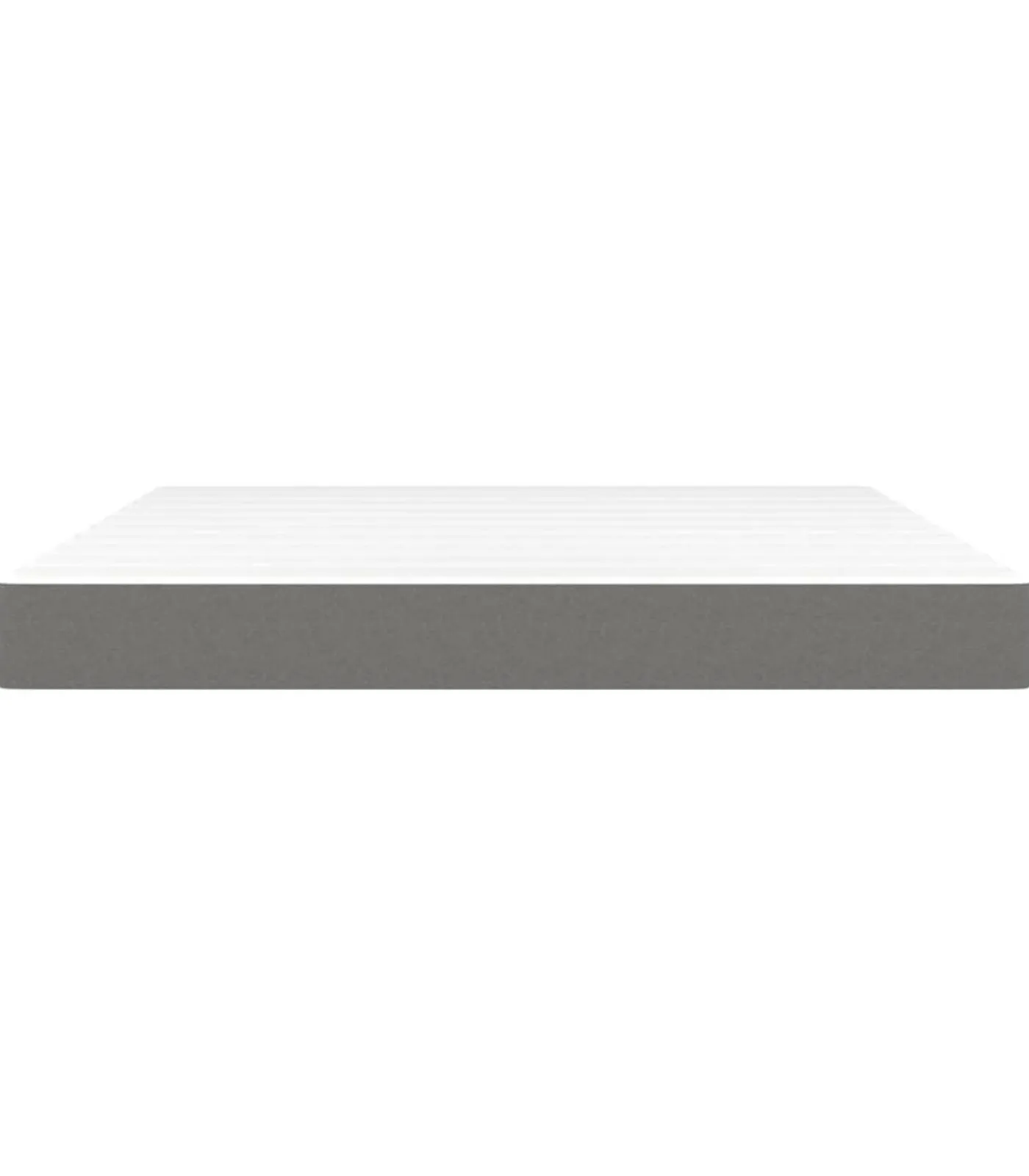 Hot Pocketveringmatras 180x200x20 cm stof donkergrijs Matrasbeschermer