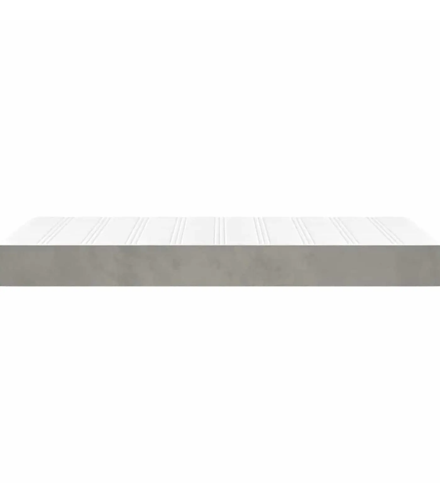 Outlet Pocketveringmatras 100x210x20 cm fluweel lichtgrijs Matrasbeschermer