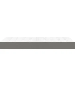 Pocketveringmatras 90x200x20 cm stof donkergrijs Matrasbeschermer