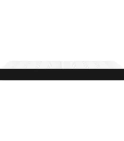 Clearance Pocketveringmatras 80x200x20 cm stof zwart Matrasbeschermer