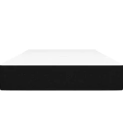 New Pocketveringmatras 100x200x20 cm stof zwart Matrasbeschermer