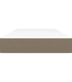 Online Pocketveringmatras 100x200x20 cm stof taupe Matrasbeschermer
