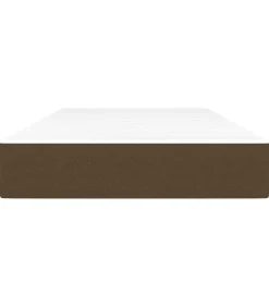 Best Pocketveringmatras 90x200x20 cm stof donkerbruin Matrasbeschermer