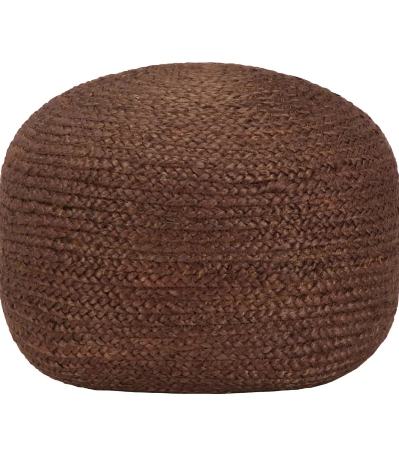 New Poef handgemaakt 40x45 cm jute bruin Stoelen