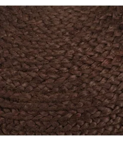 New Poef handgemaakt 40x45 cm jute bruin Stoelen