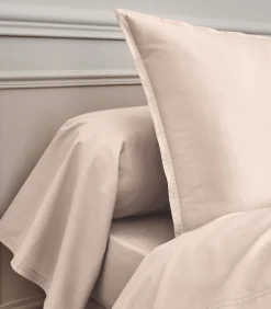 Online Première - Effen laken in katoen perkal 180x290 Lakens