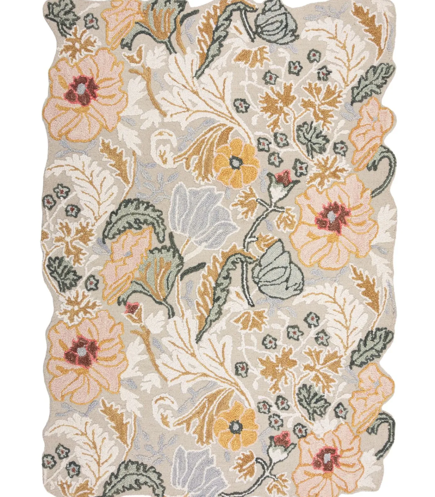 Sale Puur wollen florale stijl tapijt ZINNIA Tapijten