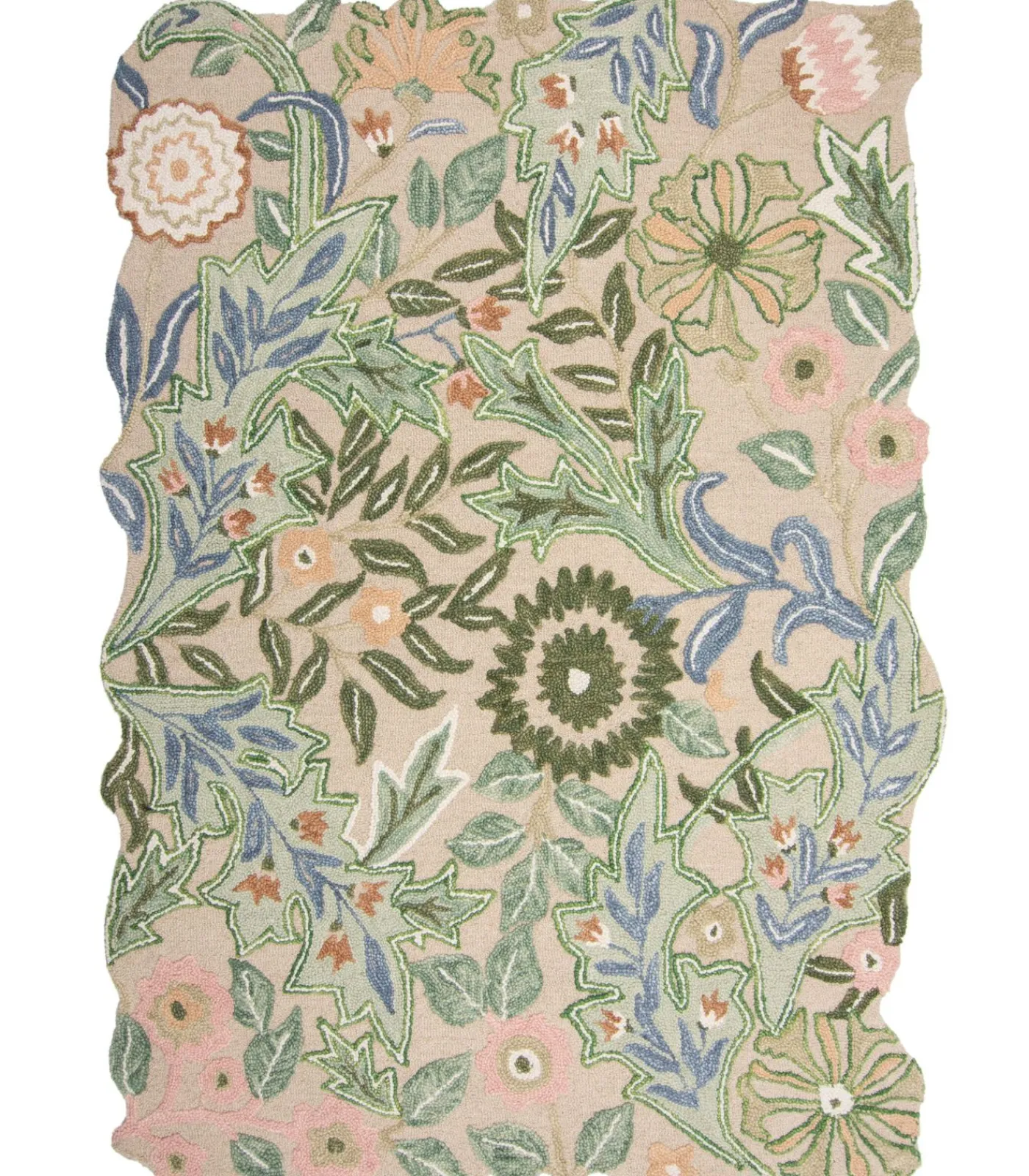 Puur wollen florale stijl tapijt PANSY Tapijten