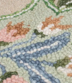 Puur wollen florale stijl tapijt PANSY Tapijten