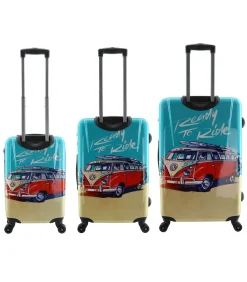 Discount Ready to Ride Reiskofferset 56/67/76 cm (S/M/L) 8 wielen Trolleys