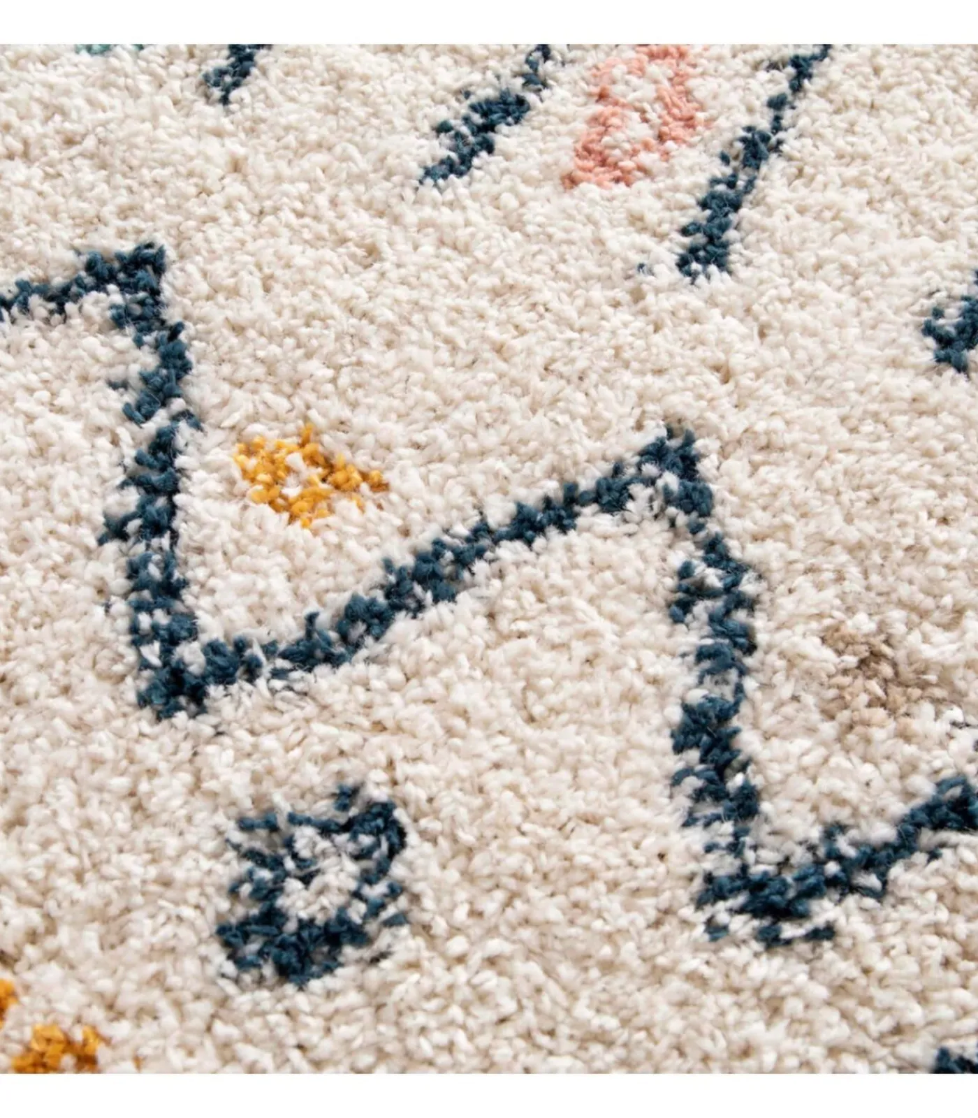 Hot Rechthoekig hoogpolig vloerkleed met etnisch patroon 120x170 cm Tapijten