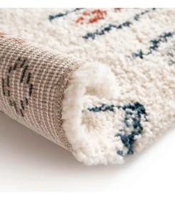 Hot Rechthoekig hoogpolig vloerkleed met etnisch patroon 120x170 cm Tapijten