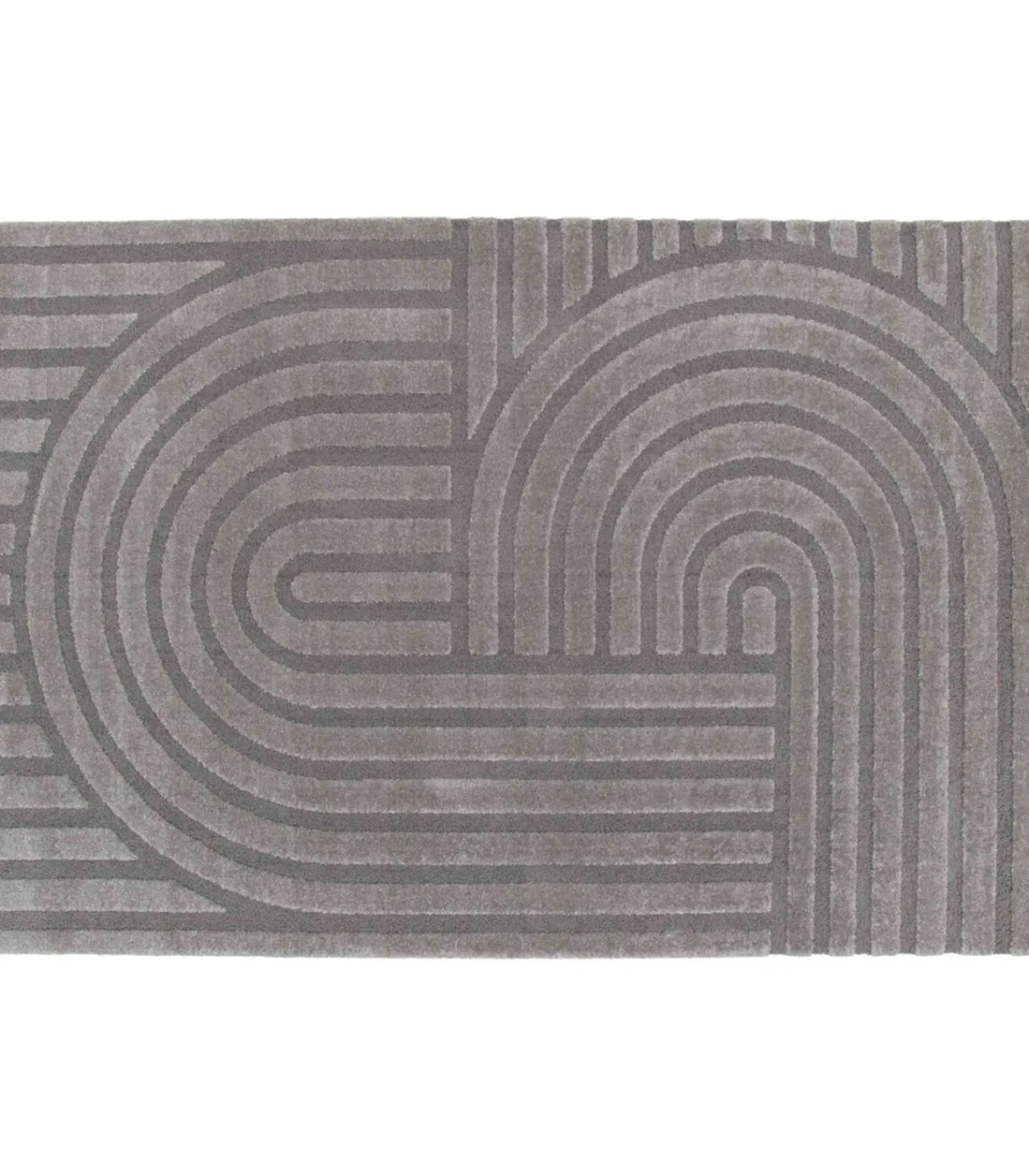 New Rechthoekig laagpolig vloerkleed eigentijds patroon grijs 120 x 170 cm Tapijten