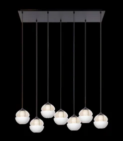 Sale Reese 7 - Hanglamp - Zwart Hanglampen