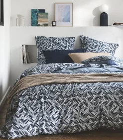 New Reflets - Laken in katoen perkal met print Lakens