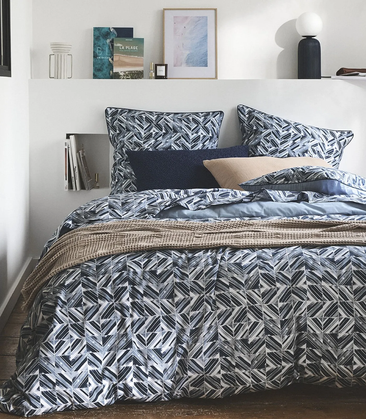 New Reflets - Laken in katoen perkal met print Lakens