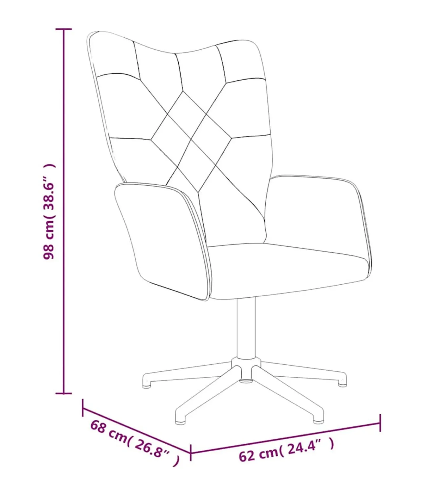 Outlet Relaxstoel patchwork stof Zetels