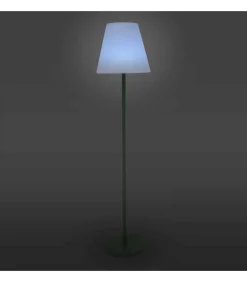 Rode stalen lantaarnpaal Vloerlampen