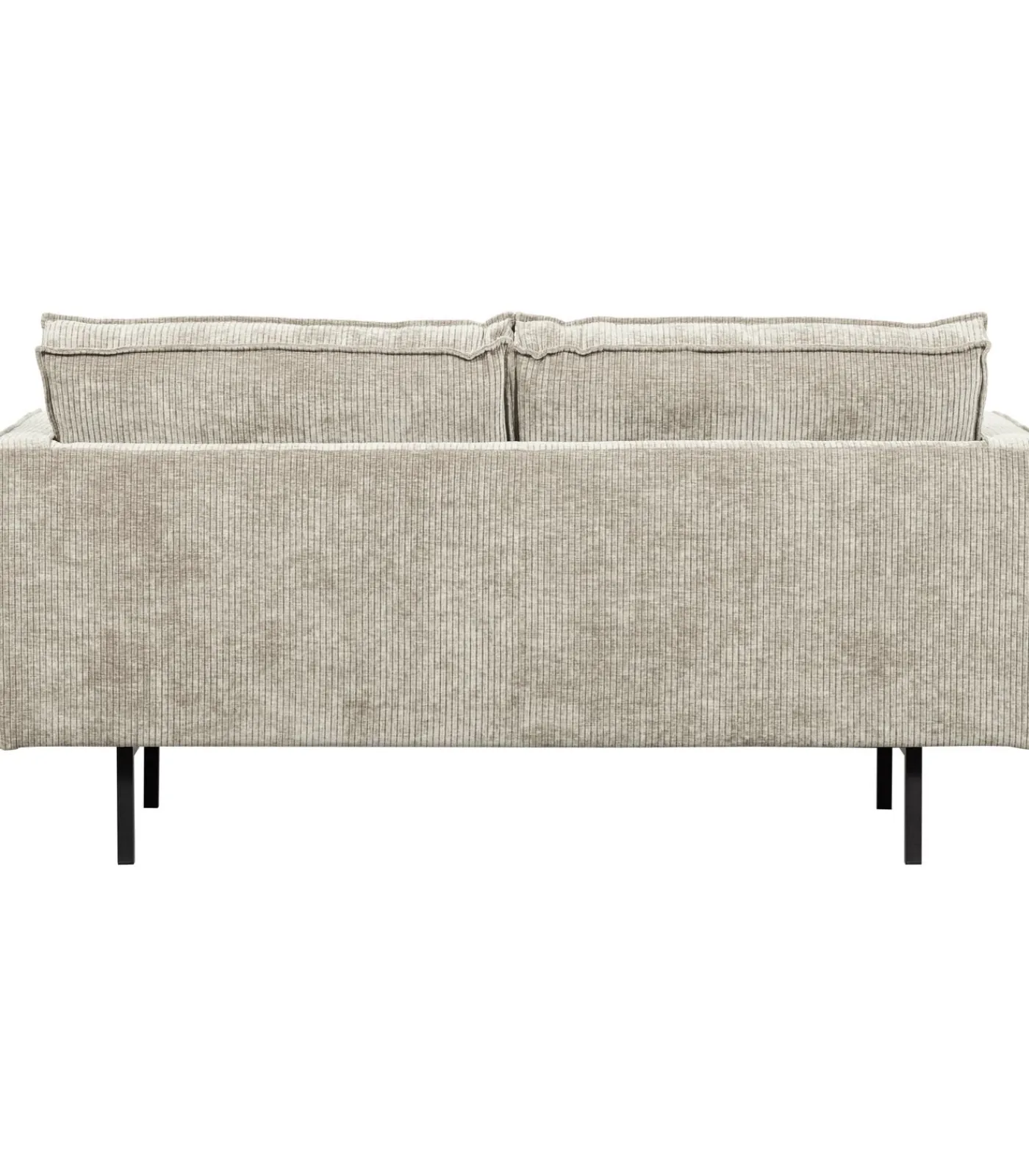 Online Rodeo Zits Bank - Ribstof - Donkerzand - 85x190x86 Zetels