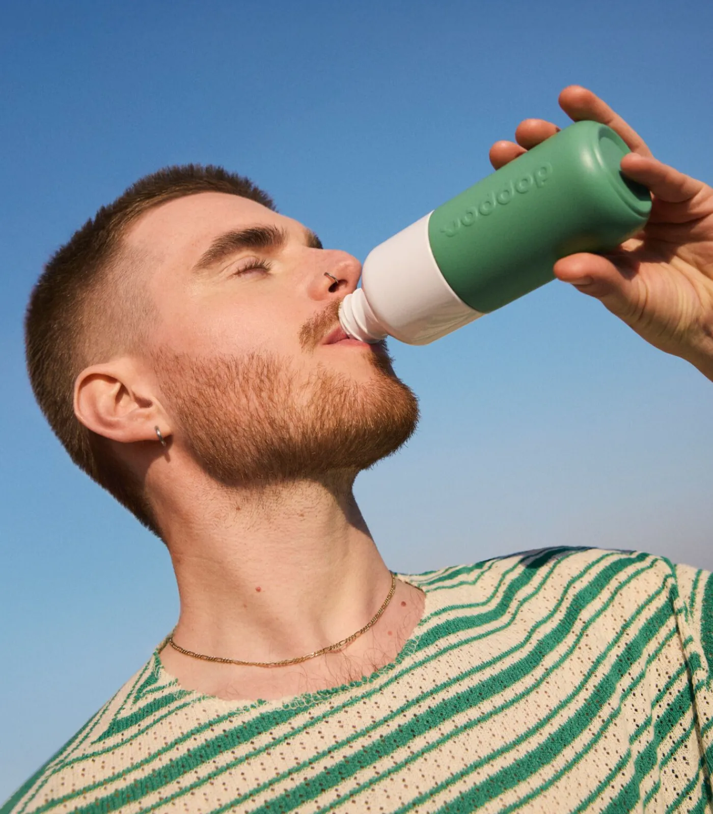 Discount Roestvrijstalen Drinkfles Steel 350ml Fresh Green Keukenaccessoires