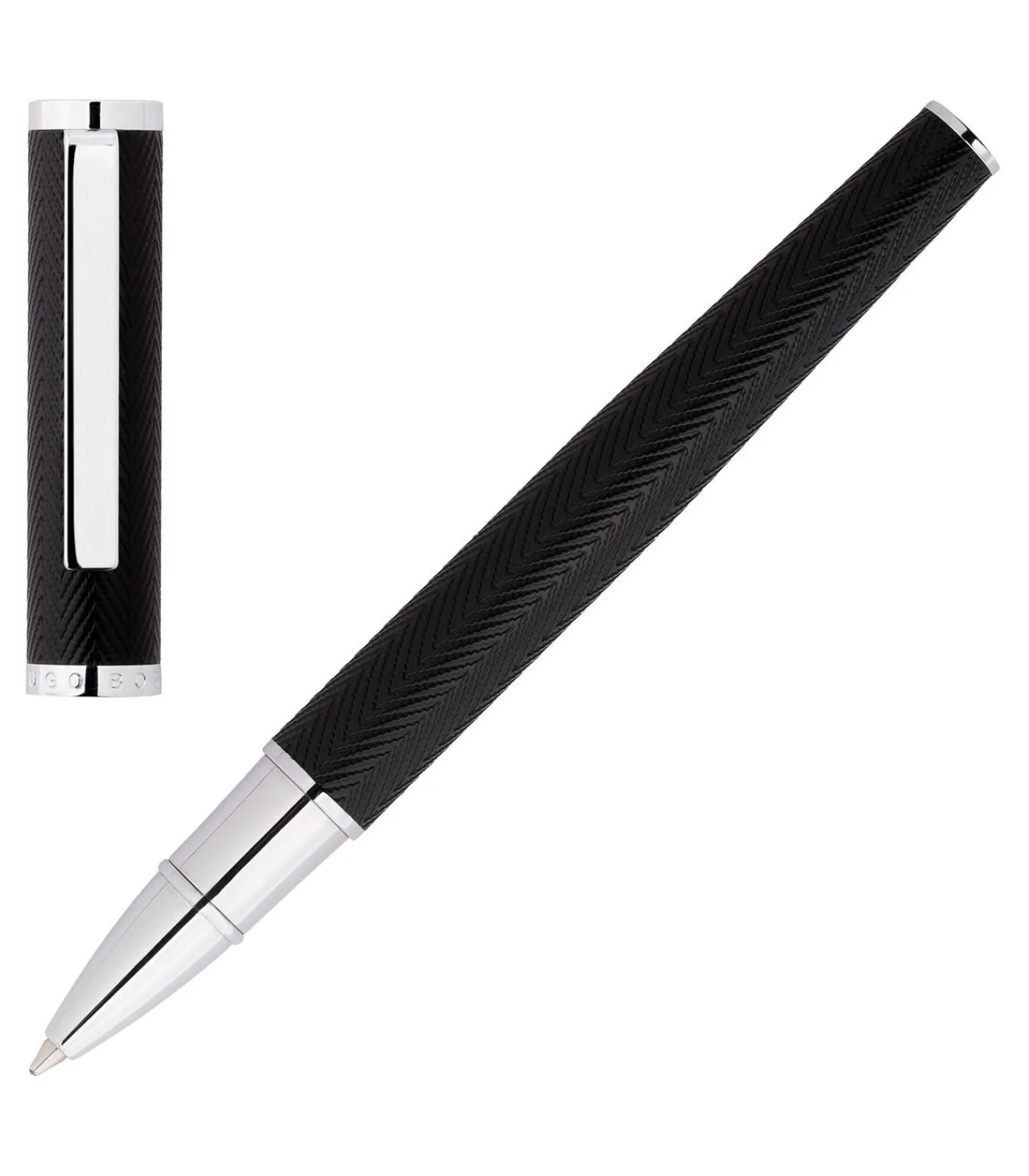 Clearance Rollerpen Formation Herringbone Chrome Pennen & Potloden