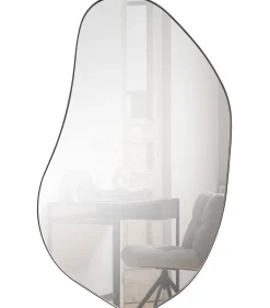 Romee Organische Spiegel - Metaal - Zwart - 100x70x4 Spiegels