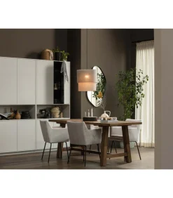 Romee Organische Spiegel - Metaal - Zwart - 100x70x4 Spiegels