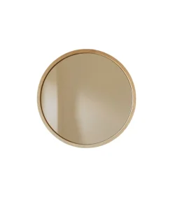 Best Ronde massief eiken spiegel 50x50 Fanie Spiegels