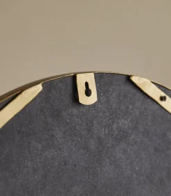 New Ronde spiegel van metaal en hout 60 cm Andrea Spiegels