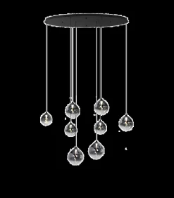 Rosado 8 - Hanglamp - Zwart Hanglampen