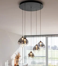 Hot Rosado - Hanglamp - Grijs Glas Hanglampen