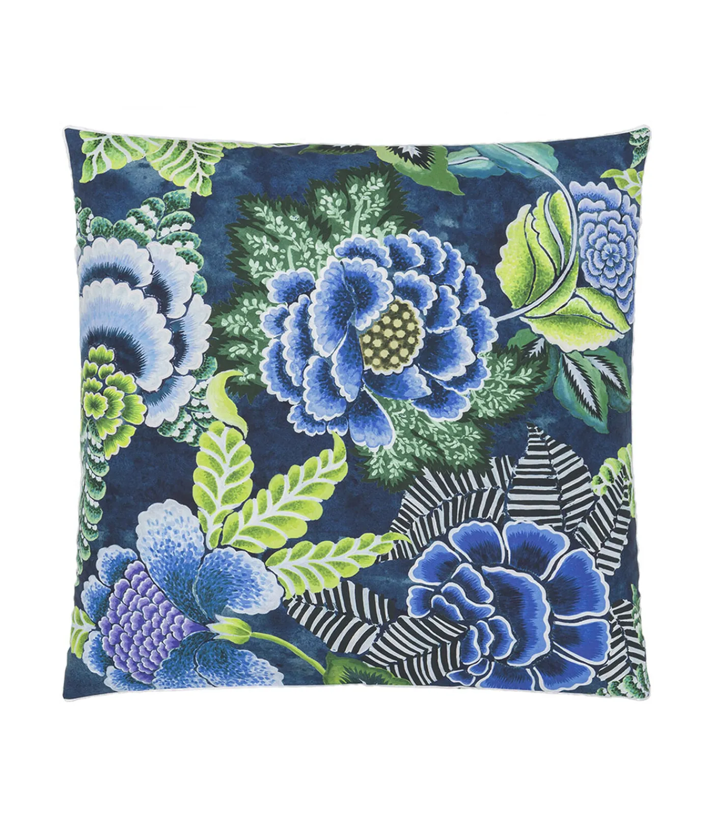 Clearance Rose de Damas - Kussensloop in katoen perkal met print Kussenslopen