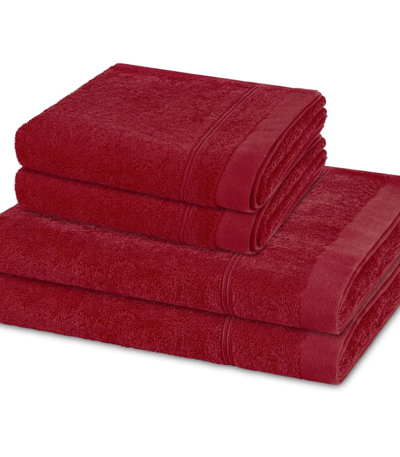 Clearance Rubin - 4-delige handdoeken set Badset