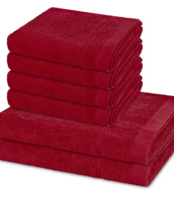 Best Rubin - 6-delige handdoeken set Badset