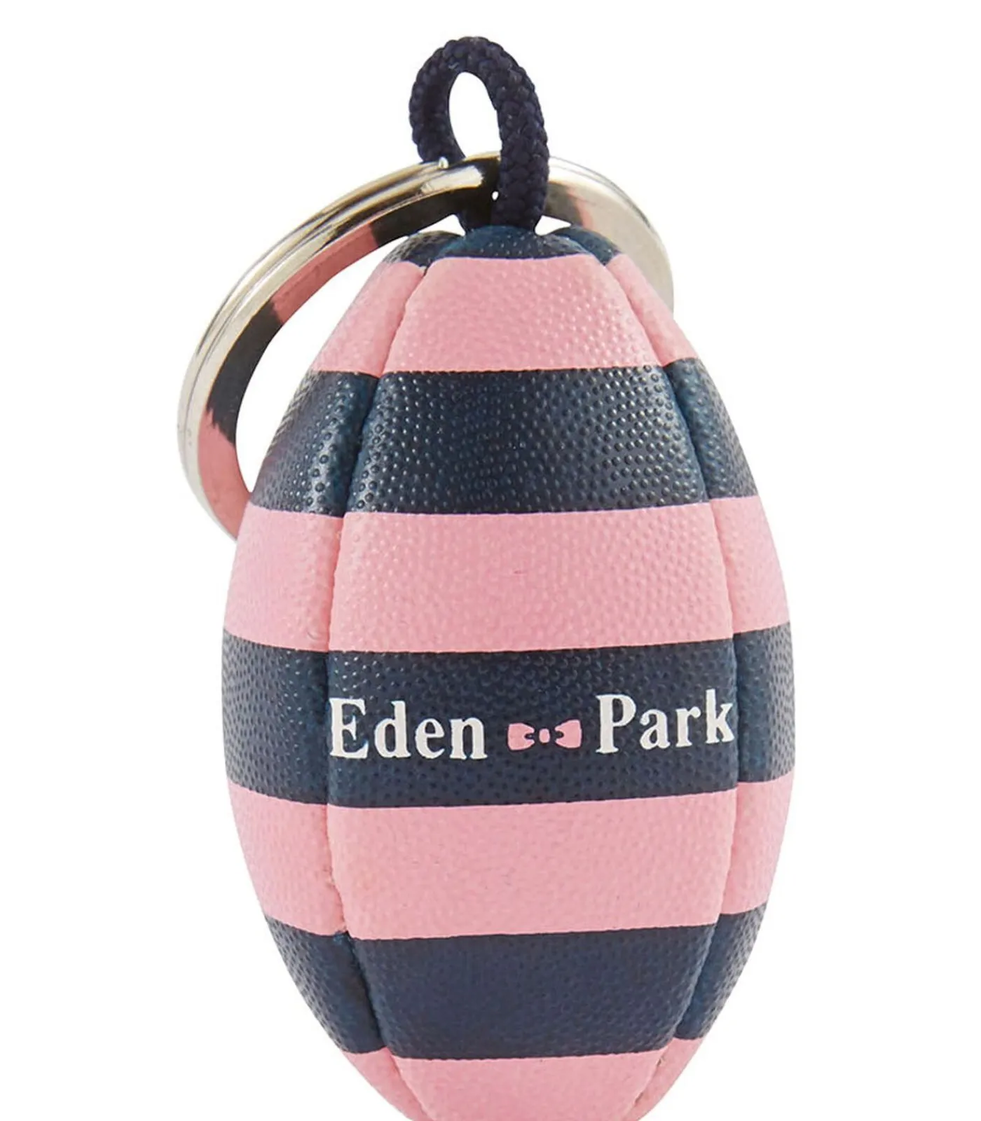 Online Rugby-gestreepte rubberen bal sleutelring Reisaccessoires