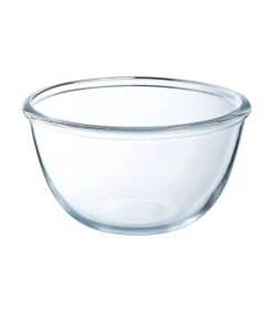 Discount Saladeschaal / Beslagkom / Mengkom Cocoon Glas ø 24 cm / 3.6 Liter Bakken