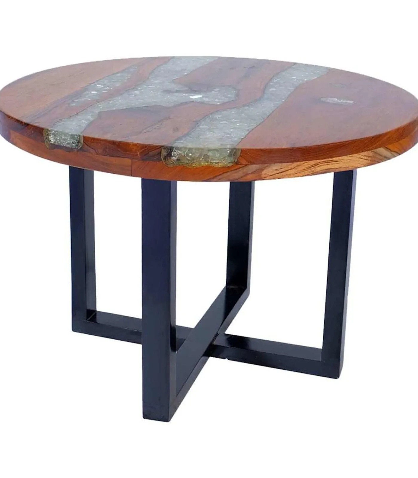 Clearance Salontafel massief teakhout hars 60 cm Tafels