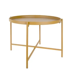 Best Salontafel Meseta - Geel - 50x50x38.5cm Tafels