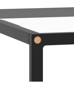 Online Salontafel met gehard glas 80x80x35 cm zwart Tafels
