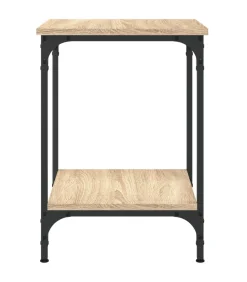 Salontafel 40x40x55 cm bewerkt hout sonoma eikenkleurig Tafels