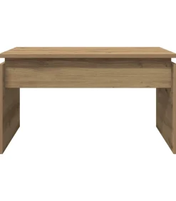 Online Salontafel 68x50x38 cm bewerkt hout artisanaal eikenkleur Tafels