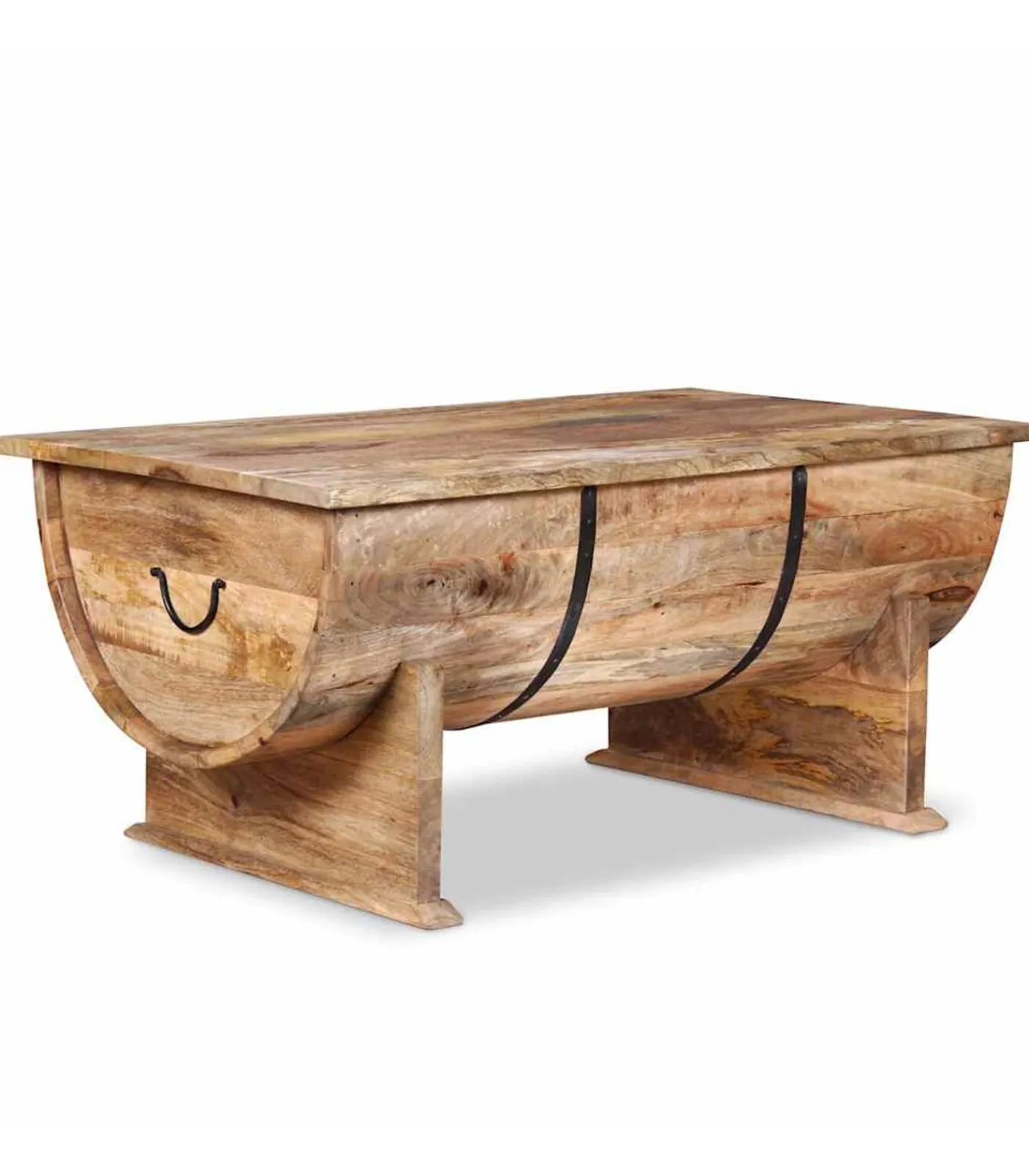 Clearance Salontafel 88x50x40 cm massief mangohout Tafels